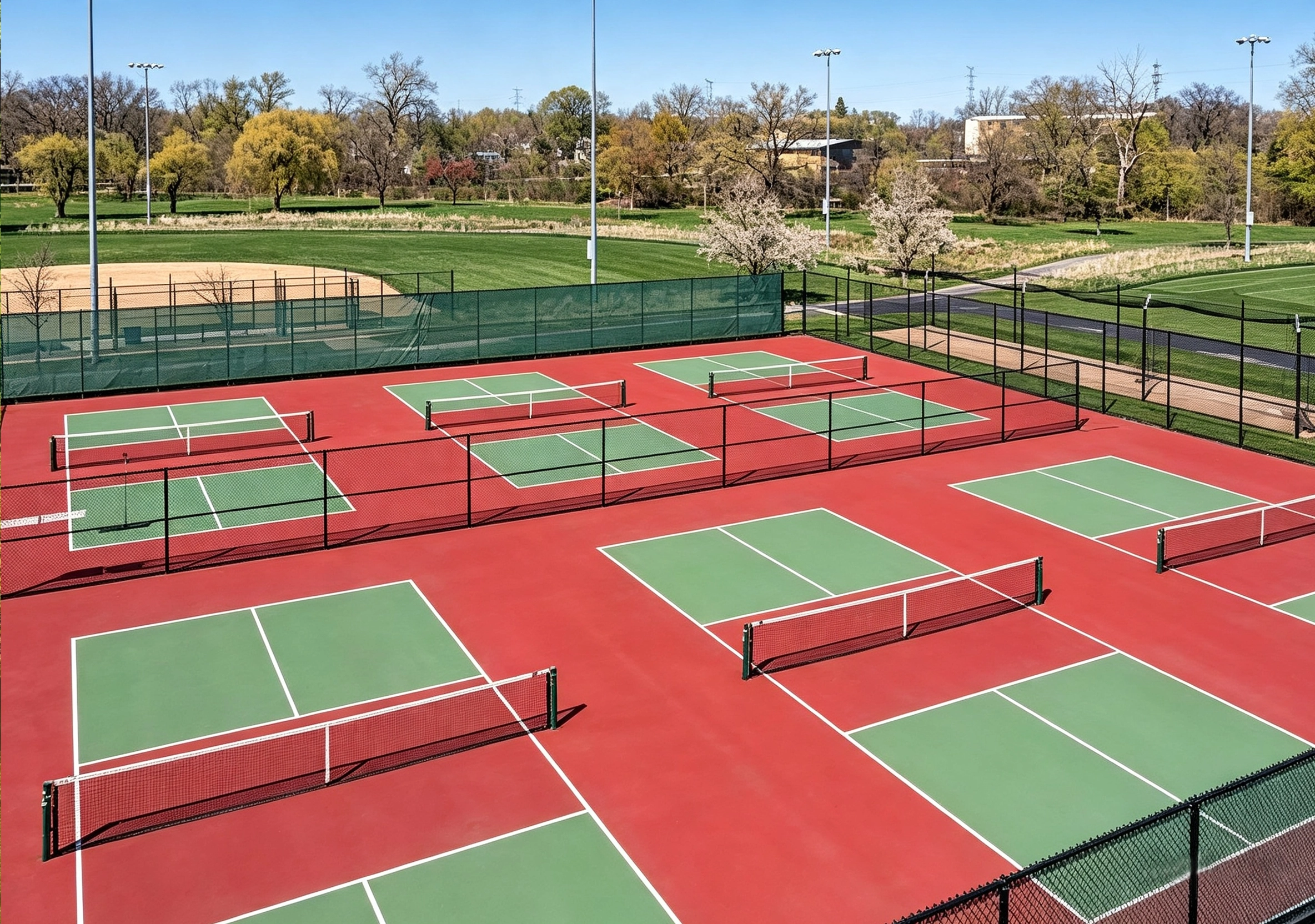 Thi công sân pickleball 12 LAYKOLD 10% hạt cao su